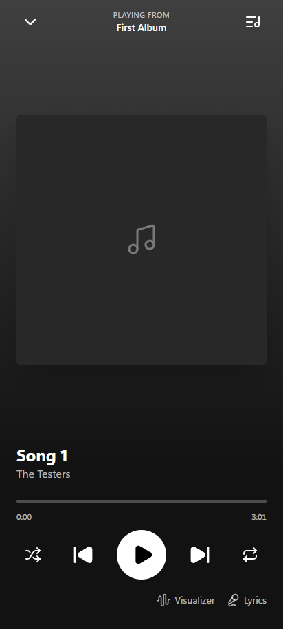 Plexify on Android showing the now playing screen